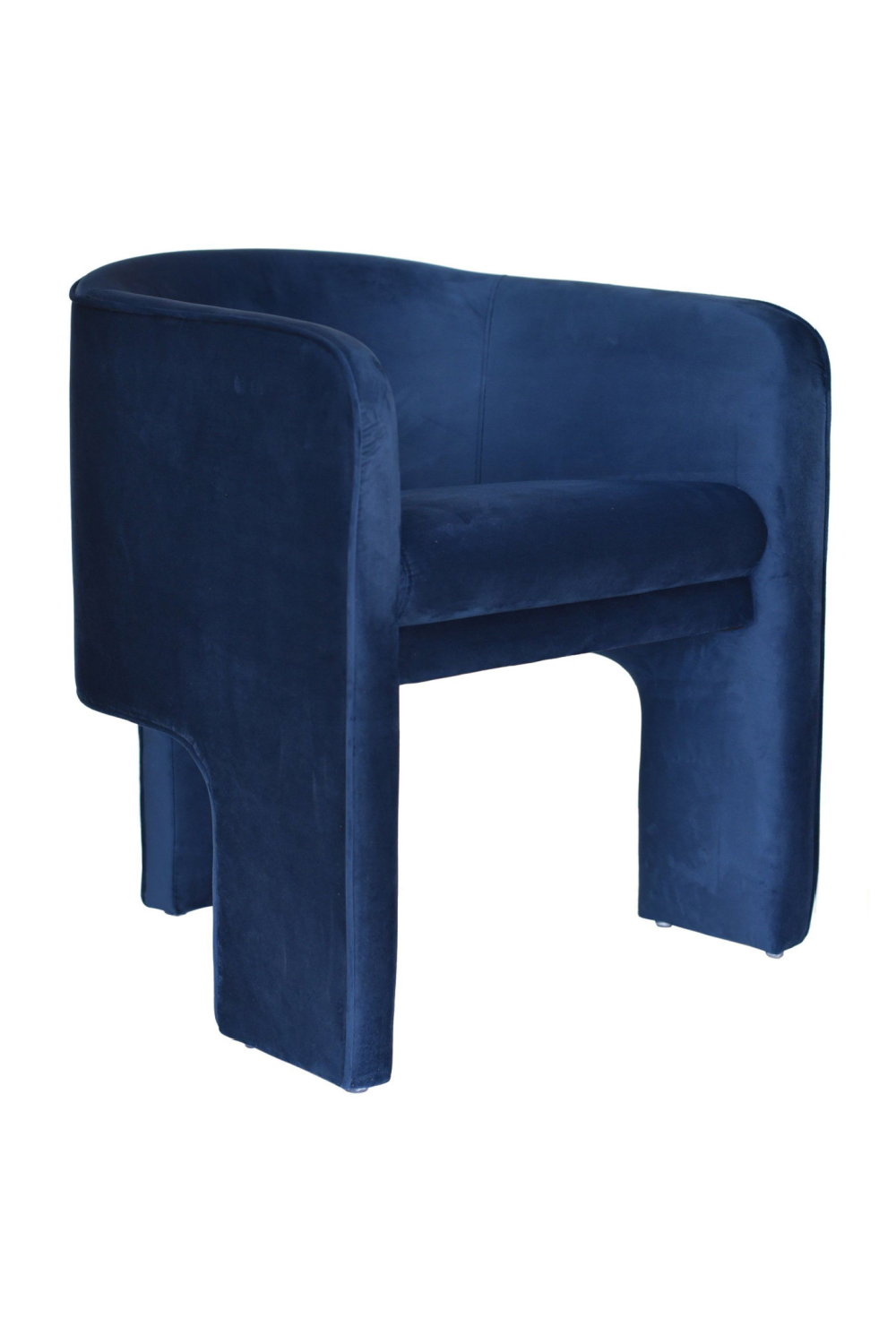 Three-Legged Velvet Accent Chair | OROA Modern Kyle | Oroa.com