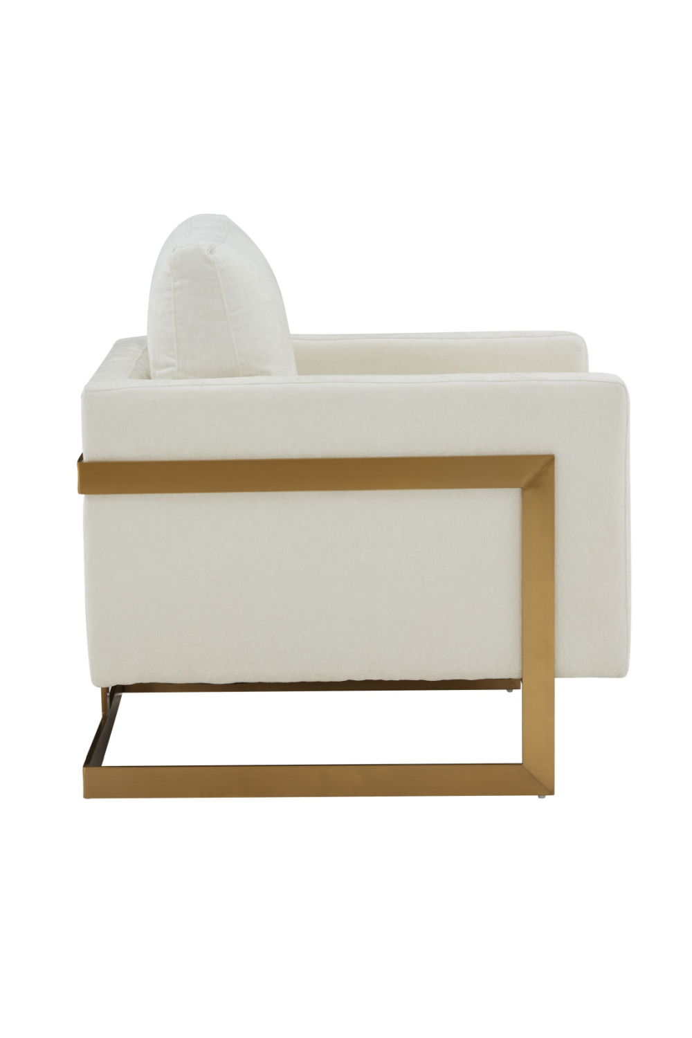 Metal Framed Square Accent Chair | OROA Modern Prince | Oroa.com