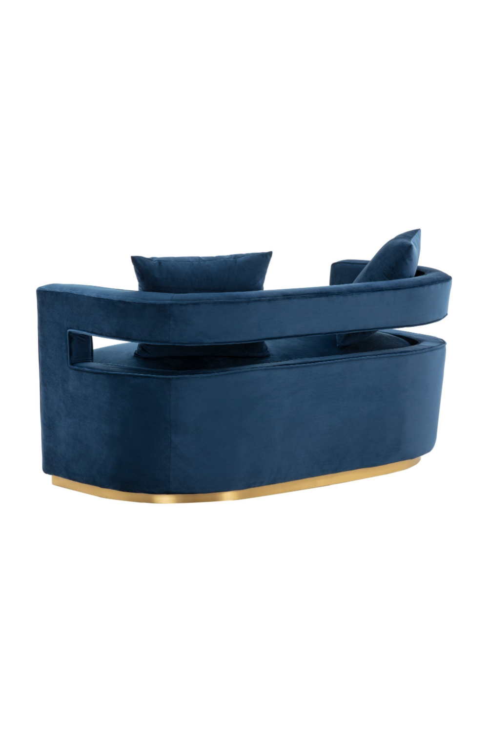 Blue Velvet Loveseat | Oroa.com