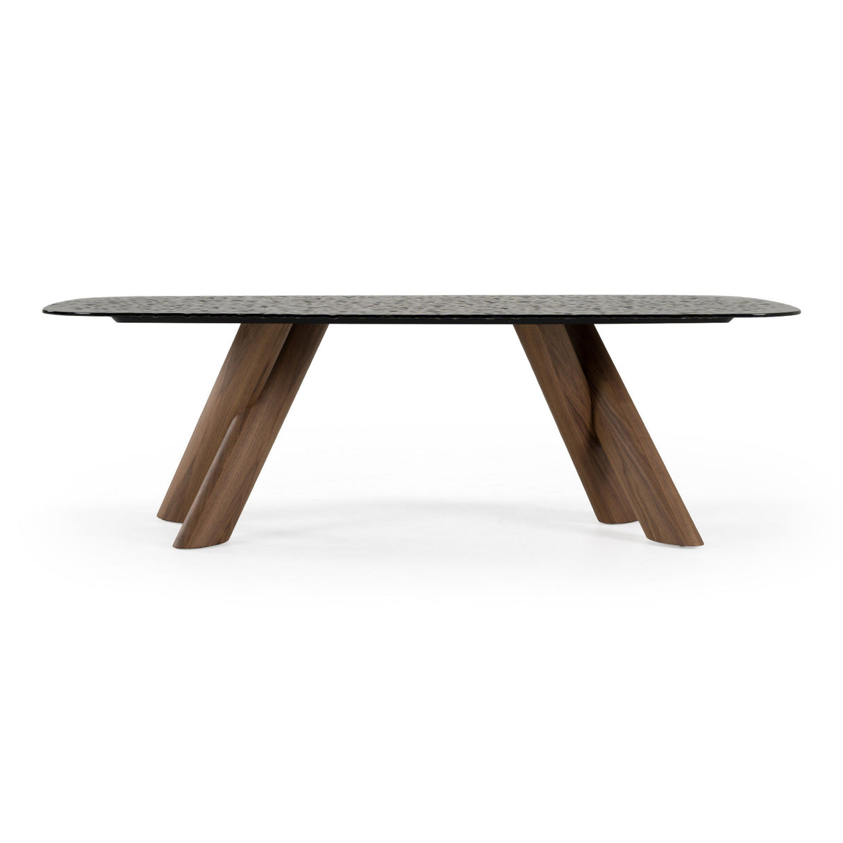 Modern European furniture - Gray Glass Dining Table - www.oroa.com