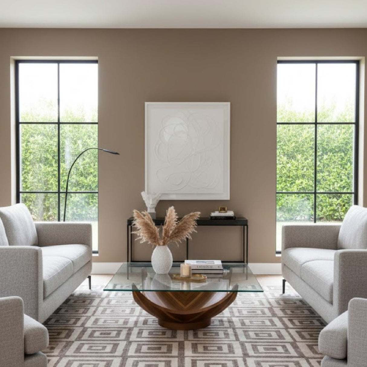 Square Glass Coffee Table | OROA Modern Sunrise | Oroa.com