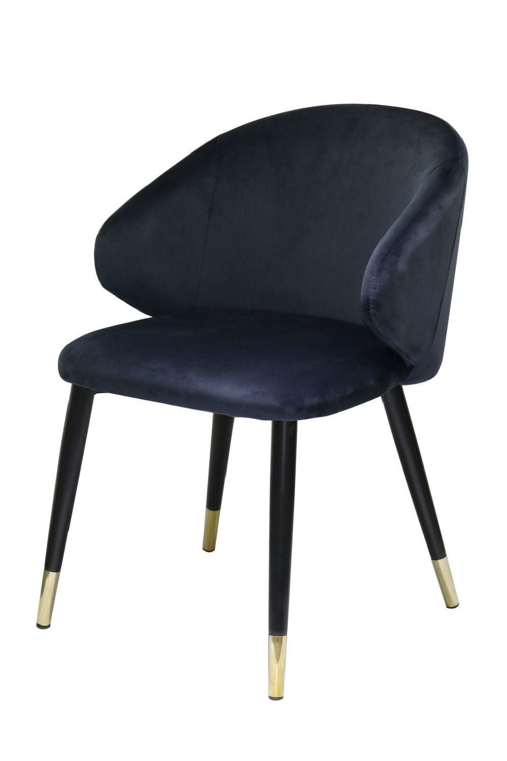 Blue Velvet Dining Chairs (2) | OROA Modern Elon | Oroa.com