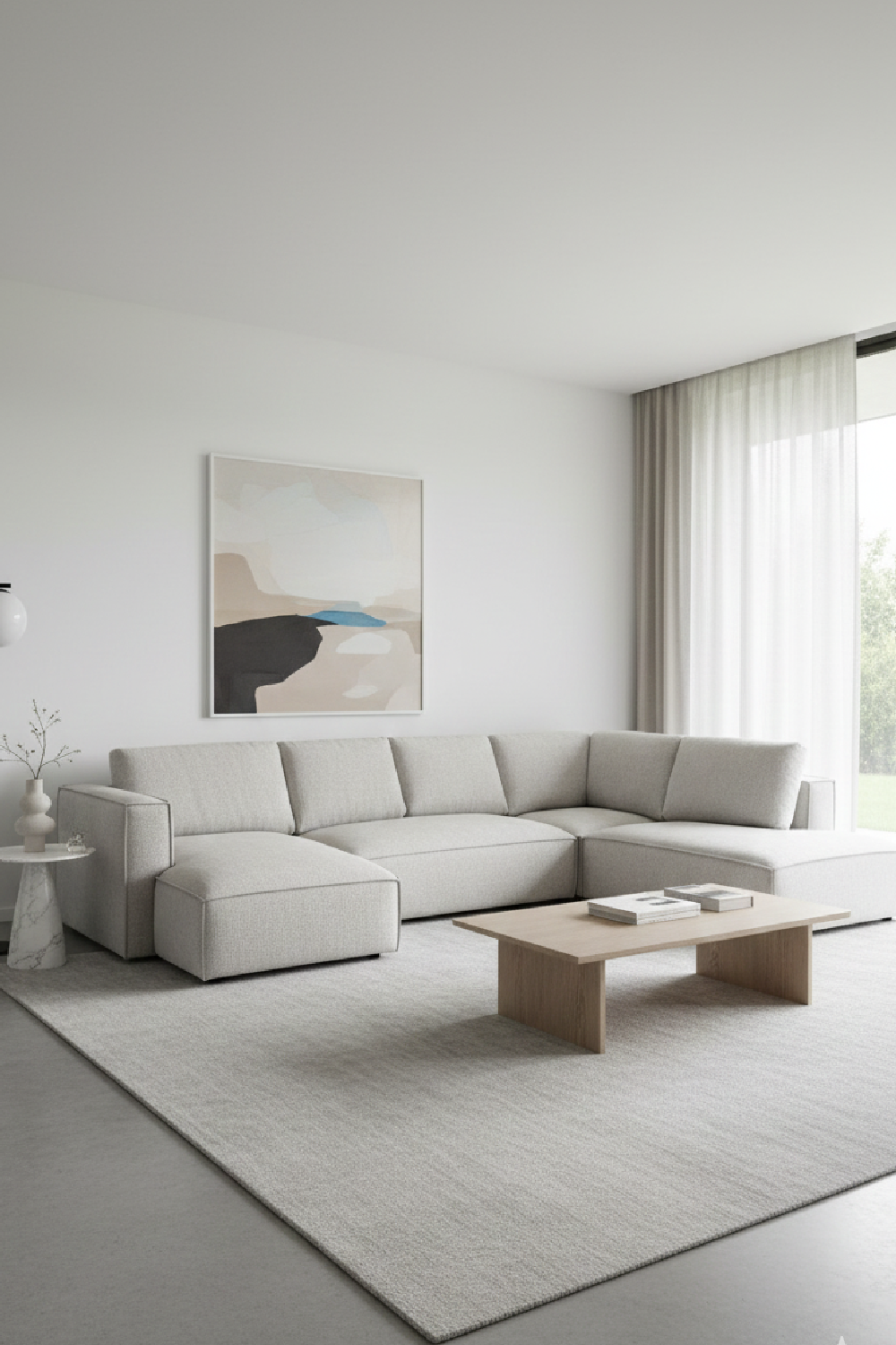 Gray Modular Chaise Sofa – Lulu – alternate view 9