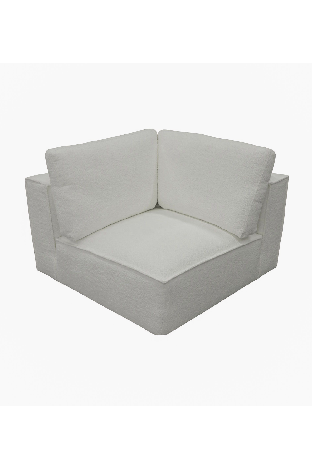 White Sectional Sofa with Left Chaise | OROA Modern Lulu | Oroa.com