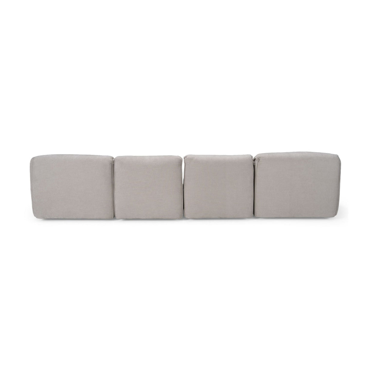 Modern European furniture - Gray Fabric Sectional Sofa - www.oroa.com