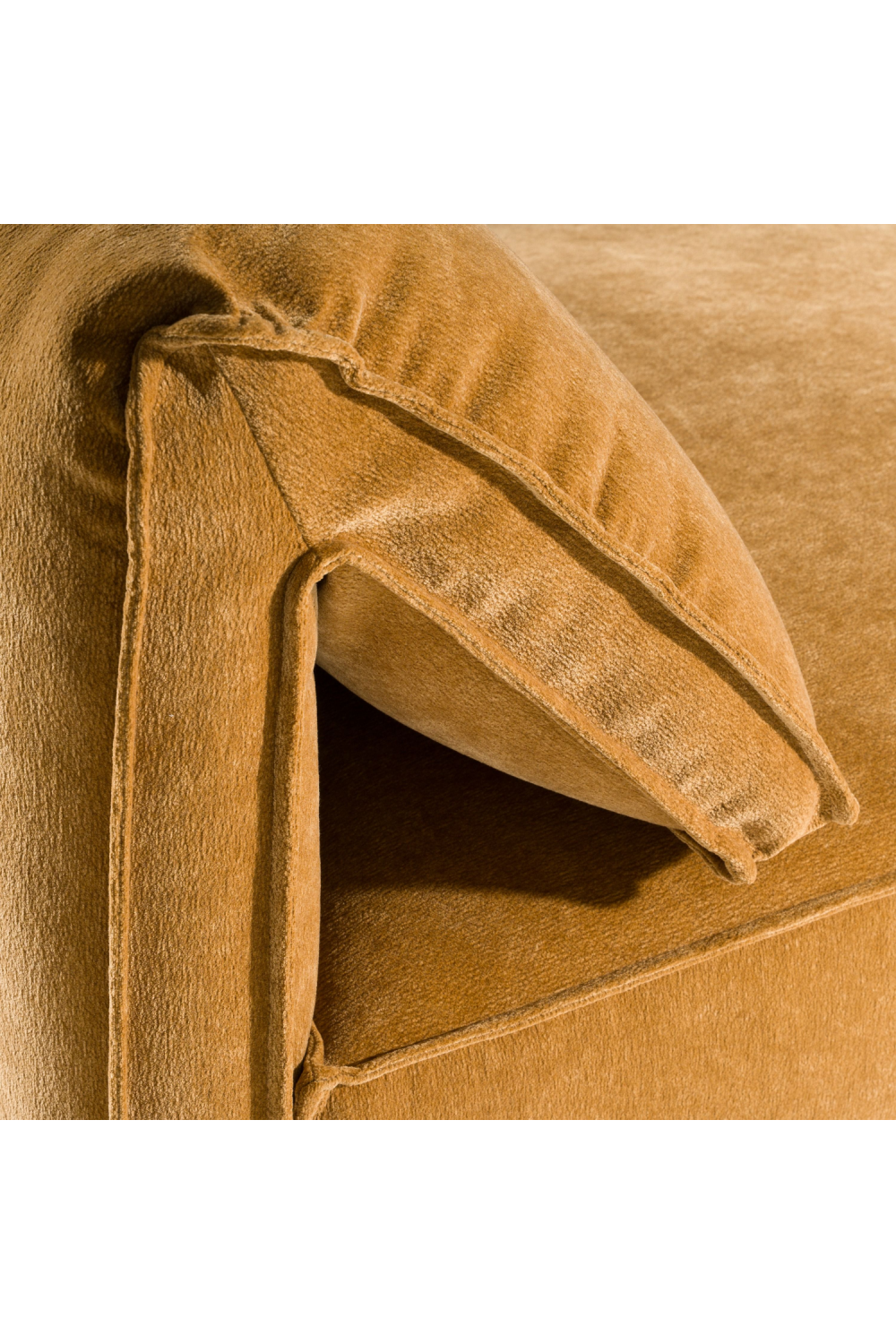 Orange Armless Sectional Sofa | Oroa.com