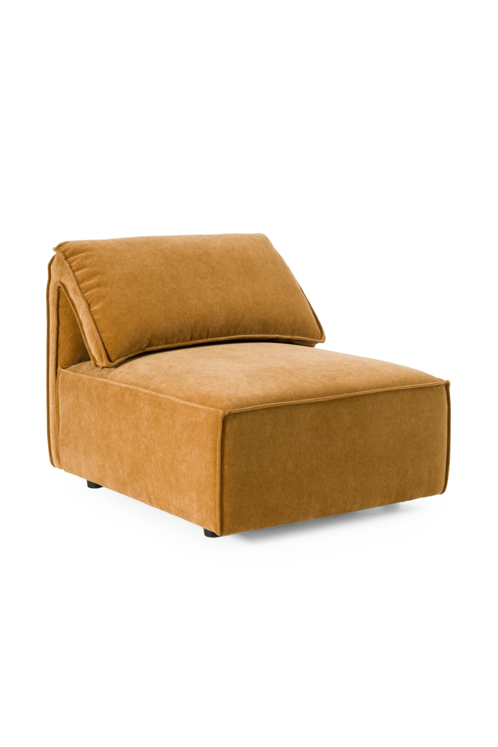 Orange Armless Sectional Sofa | OROA Modern Gene | Oroa.com