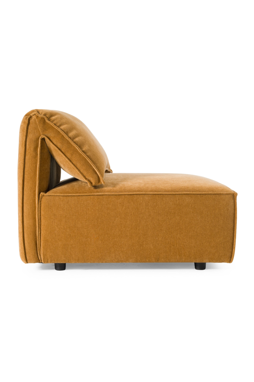Orange Armless Sectional Sofa | Oroa.com