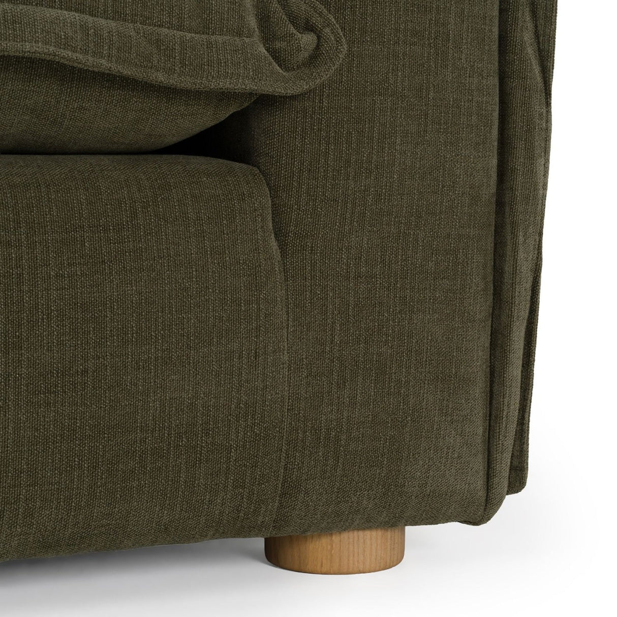 Modern European furniture - Green Fabric Loveseat - www.oroa.com