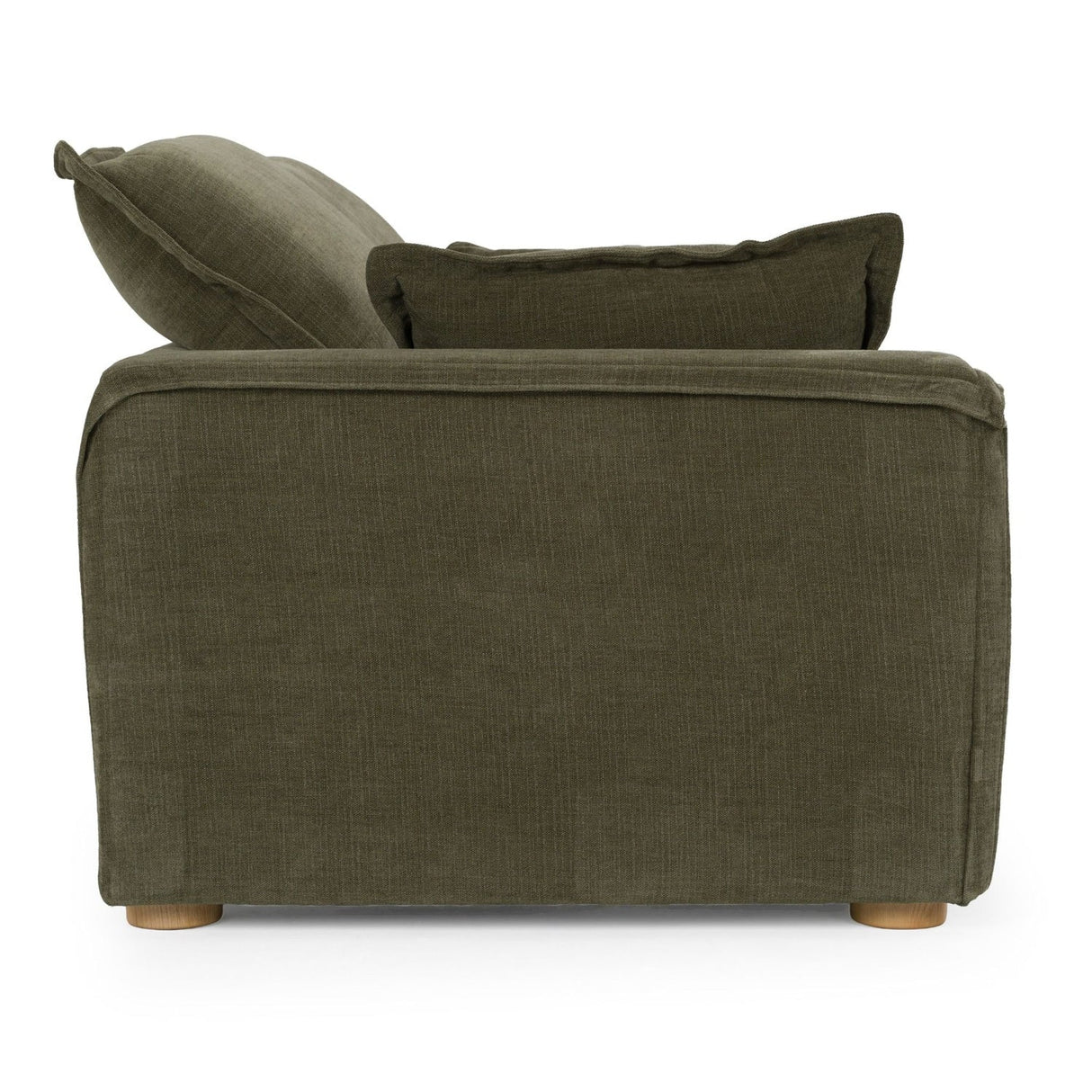 Modern European furniture - Green Fabric 3-Seater Sofa - www.oroa.com