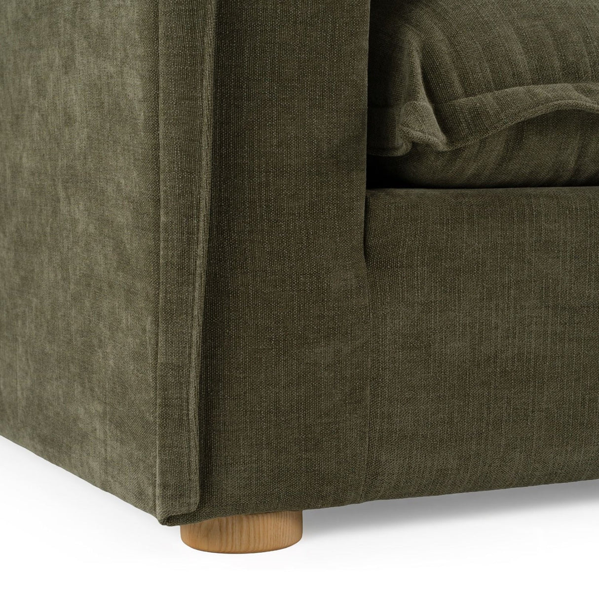 Modern European furniture - Green Fabric 3-Seater Sofa - www.oroa.com