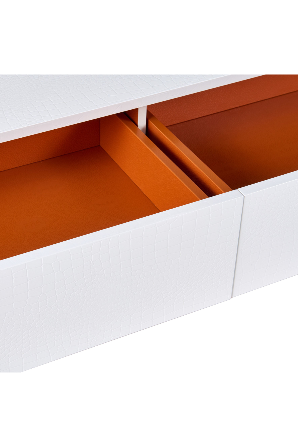 White Crocodile-Textured Sideboard | Oroa.com