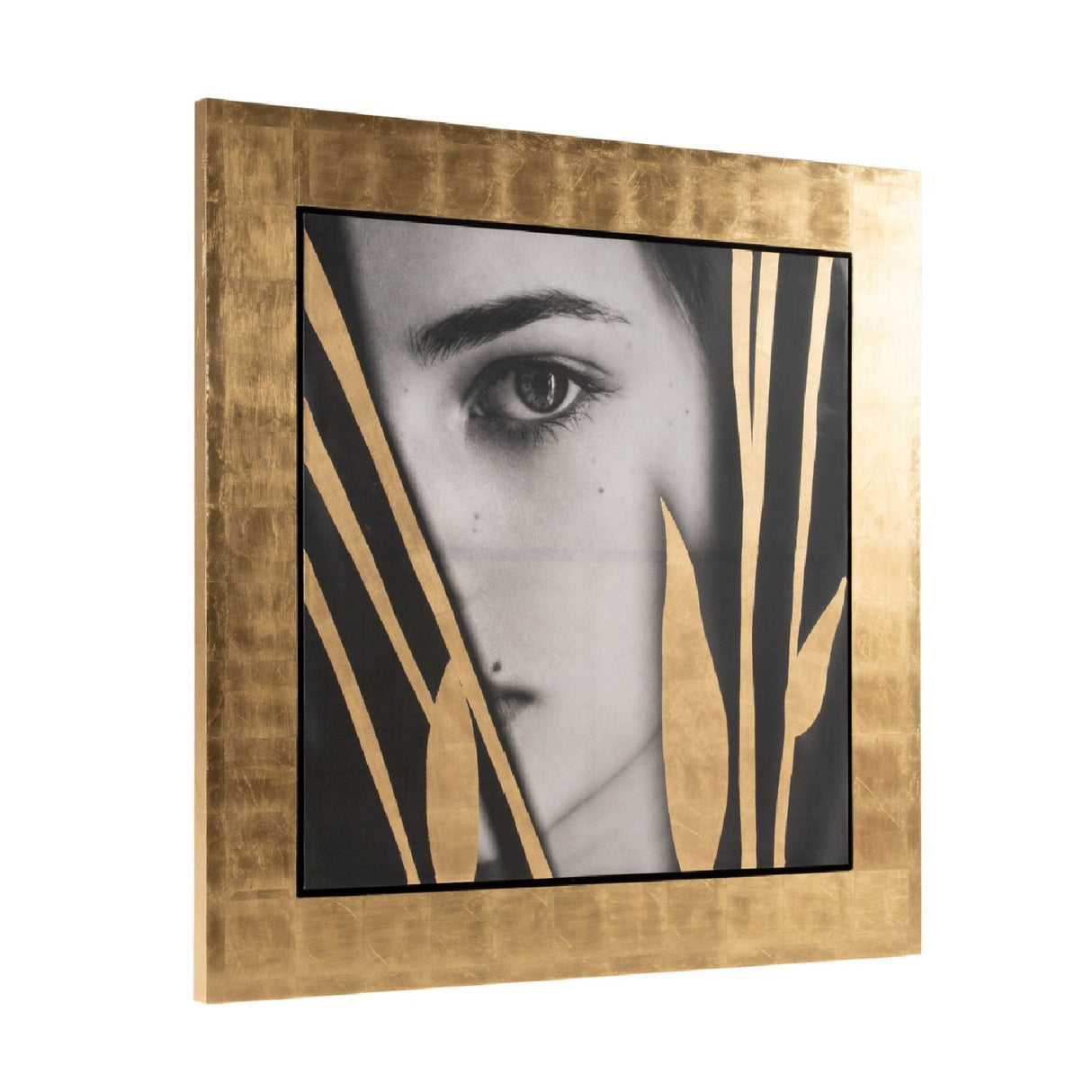 Gold Framed Painting – Kubia – side view