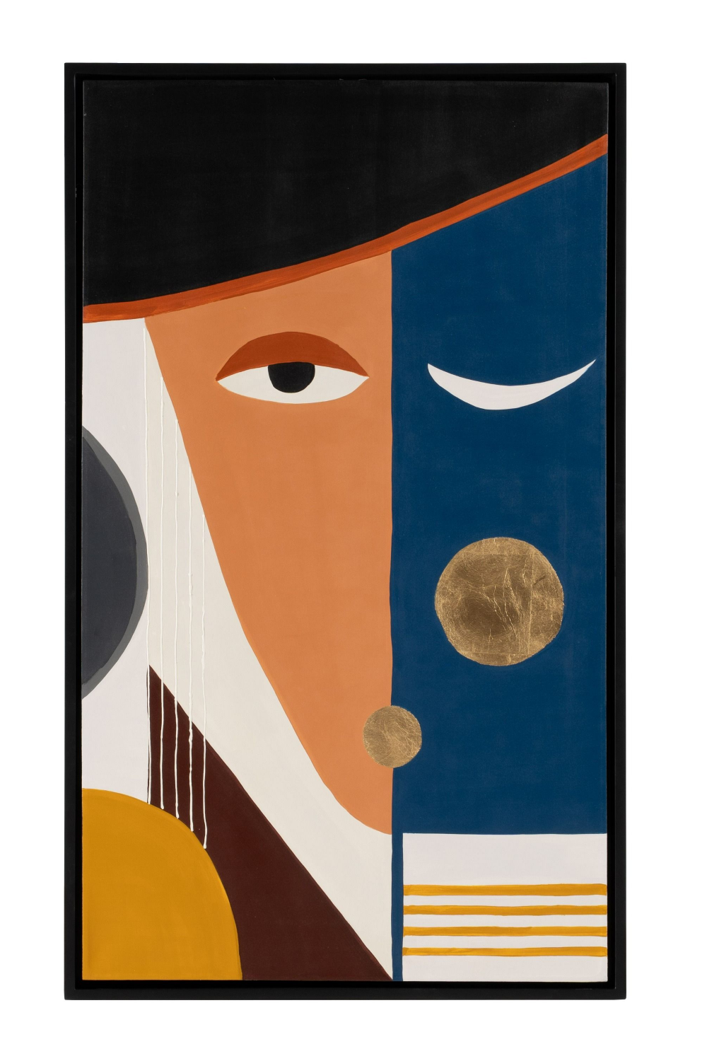 Multi-Colored Face Painting 35" x 59" |OROA Modern Colors Face | Oroa.com