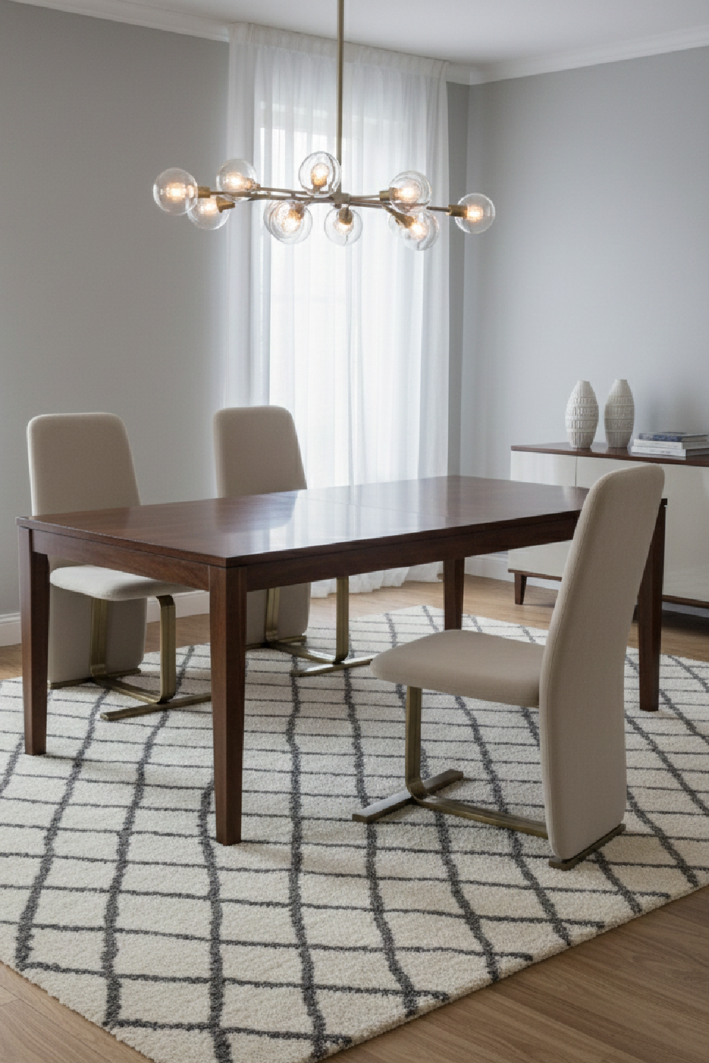 Linen Upholstered Dining Chair Set (2) | OROA Modern Tasha | Oroa.com