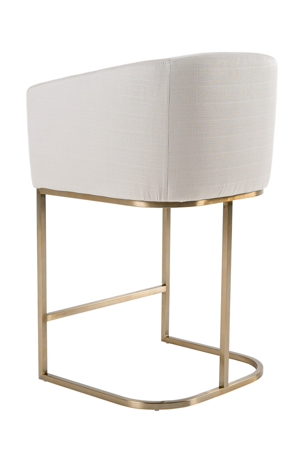 Curved White Counter Chair | OROA Modern Yukon | Oroat.com