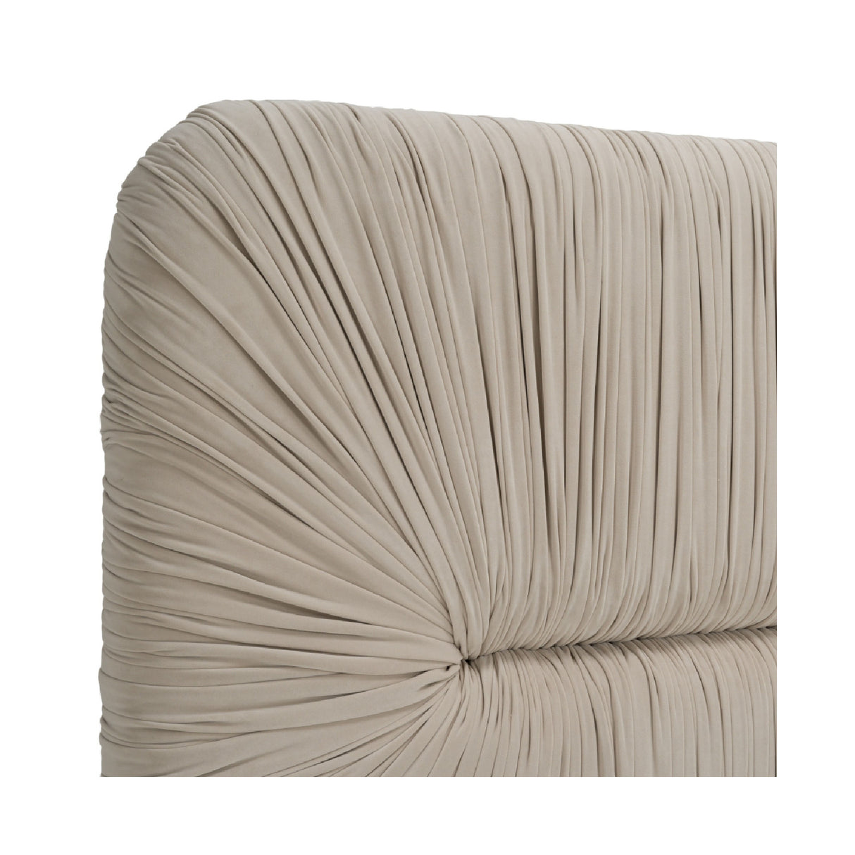 Beige Velvet Bed | Oroa.com