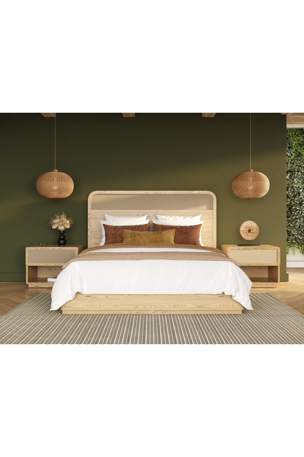 Natural Ash Bed | OROA Modern Gavin | Oroa.com