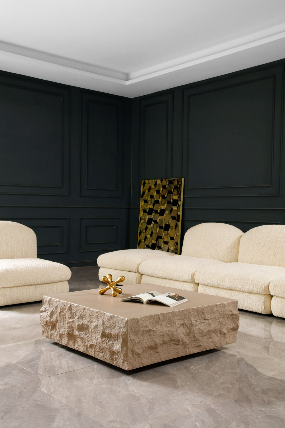 Square Fiberglass Coffee Table | OROA Modern Quarry | Oroa.com