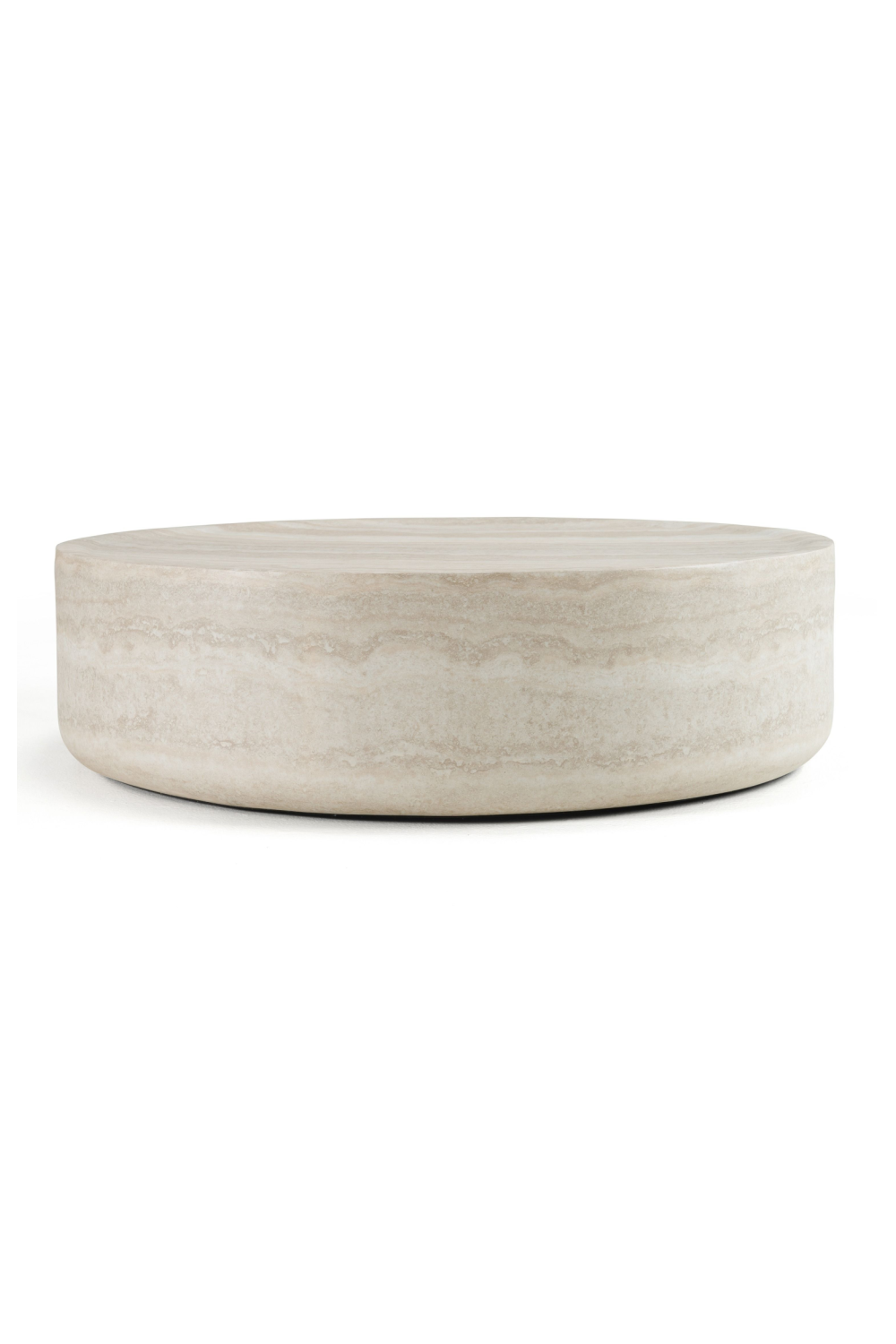 Round Travertine Coffee Table | OROA Modern Cozad | Oroa.com