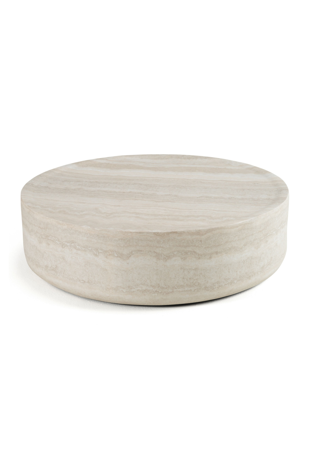 Round Travertine Coffee Table | OROA Modern Cozad | Oroa.com