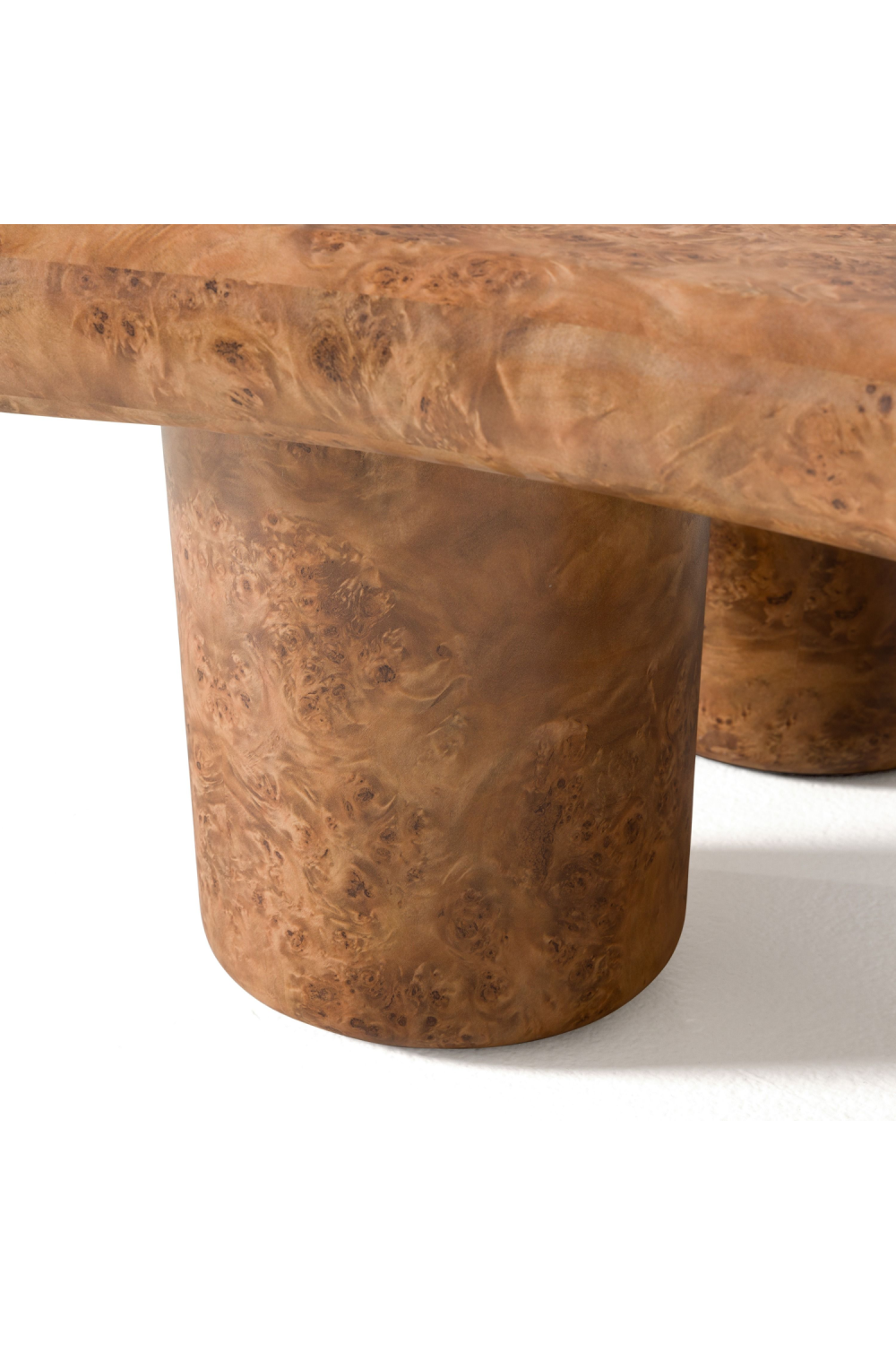 Burl Wood Freeform Coffee Table | OROA Modern Weskan | Oroa.com