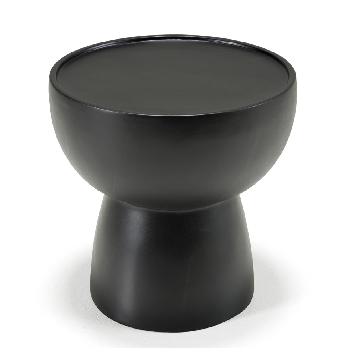 Black Fiberglass End Table | Oroa.com