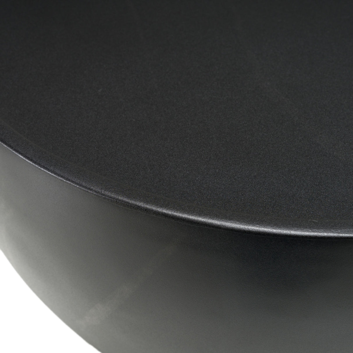 Black Fiberglass End Table | Oroa.com