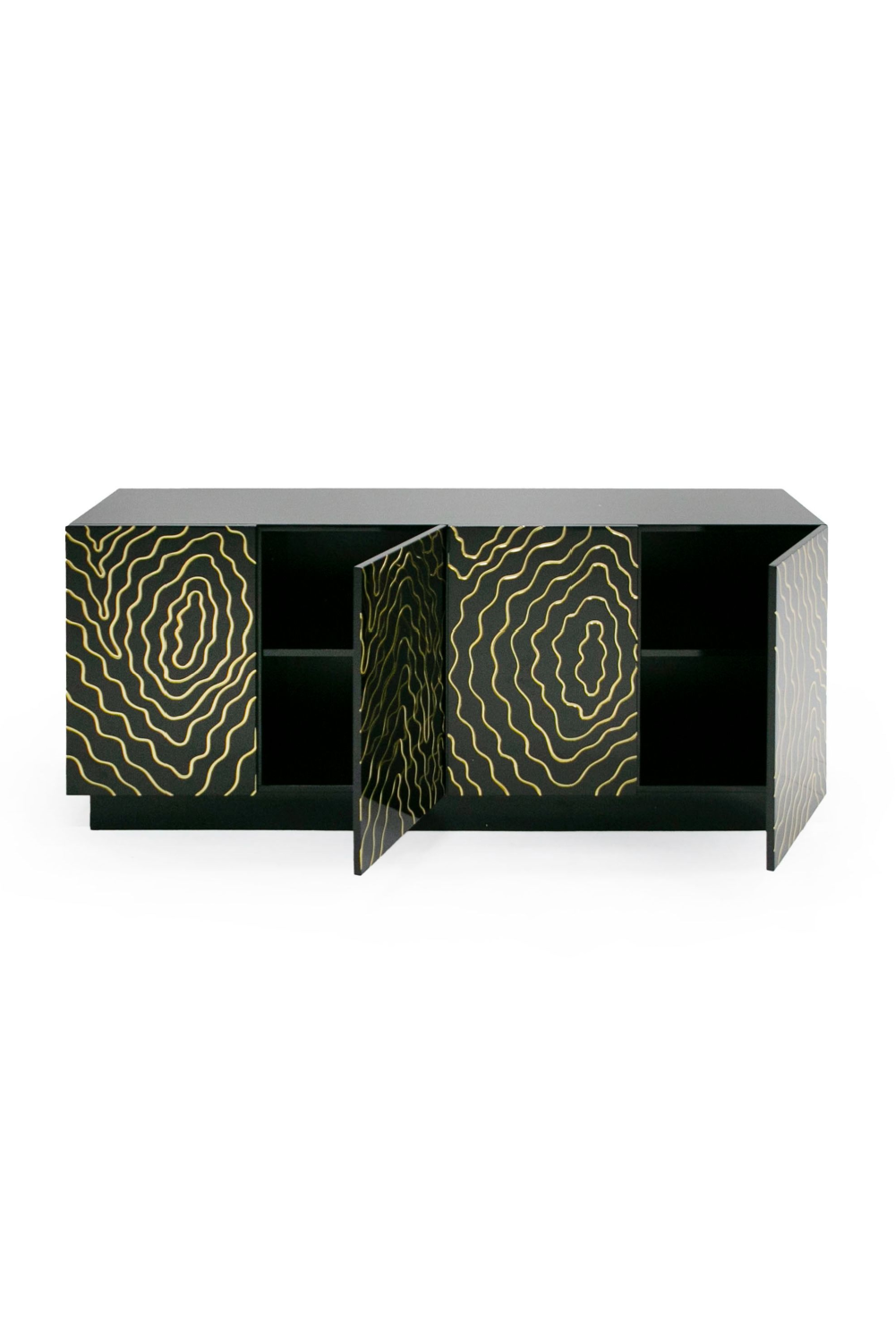 Gold Inlaid 4-Door Sideboard | OROA Modern Jonah | Oroa.com