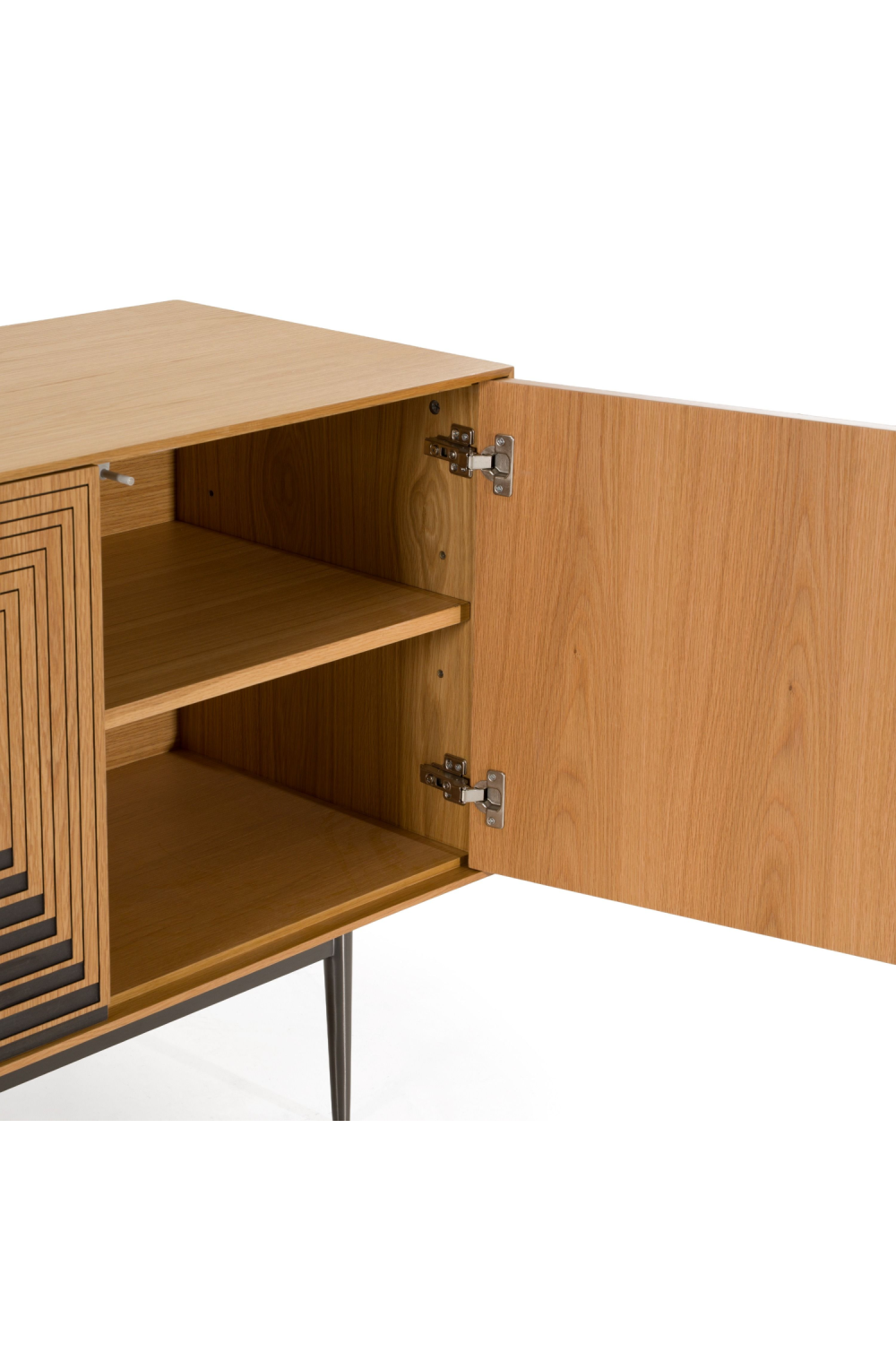 Geometric Patterned Oak Sideboard | OROA Modern Azteca | Oroa.com