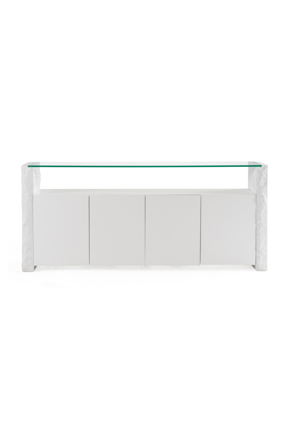 White Fiberglass Sideboard | Oroa.com