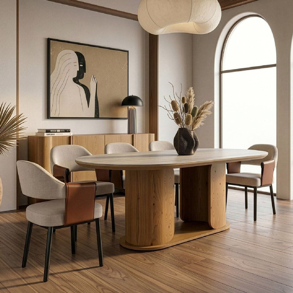 White Oak 4-Door Sideboard | OROA Modern Walbrook - www.oroa.com