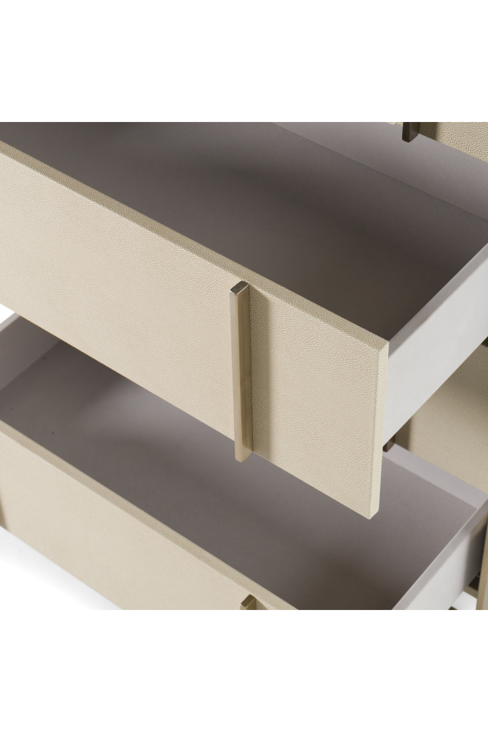 Beige Shagreen 5-Drawer Chest | OROA Modern Cartier | Oroa.com