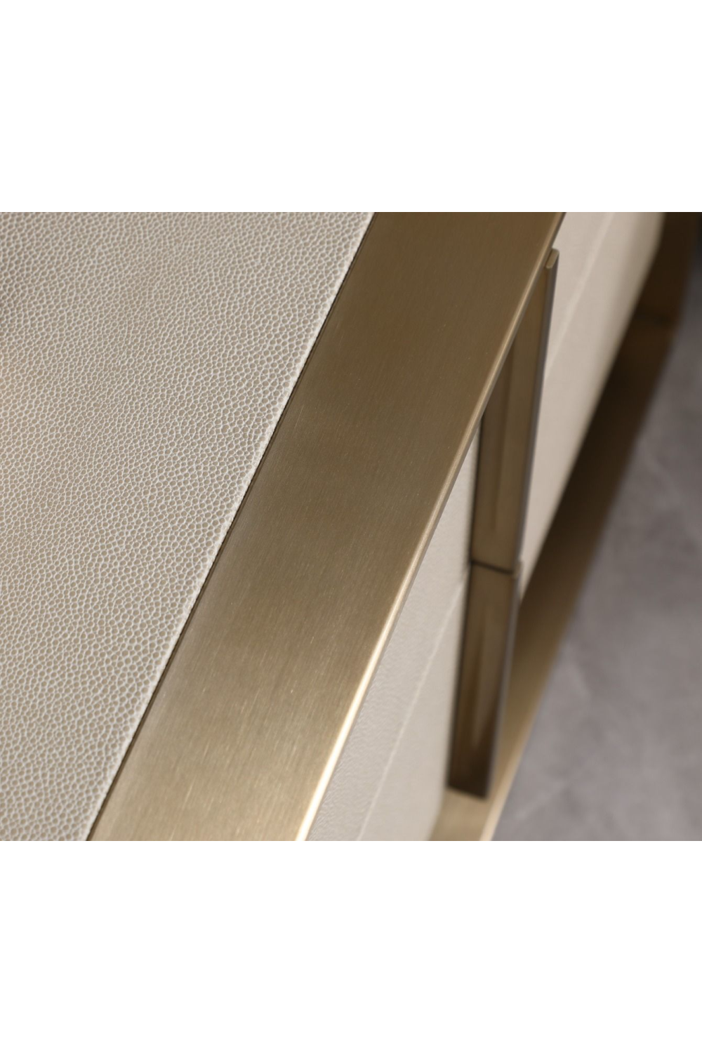 Beige Shagreen 6-Drawer Dresser | OROA Modern Cartier | Oroa.com