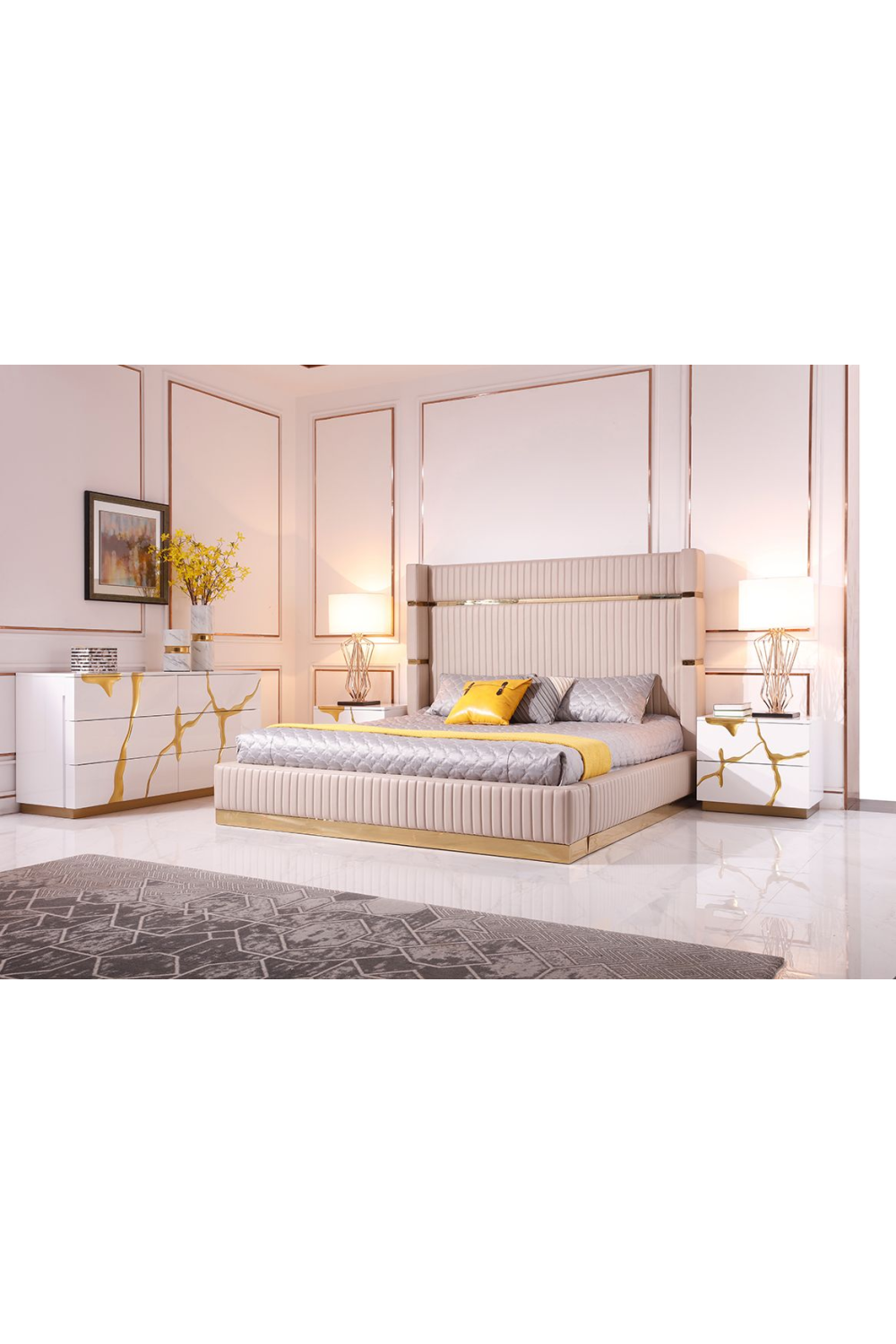 White 6-Drawer Dresser | OROA Modern Aspen | Oroa.com