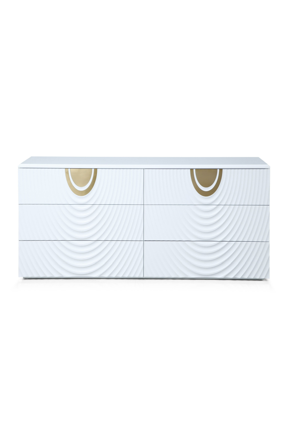 White 6-Drawer Dresser | OROA Modern J1869 | Oroa.com