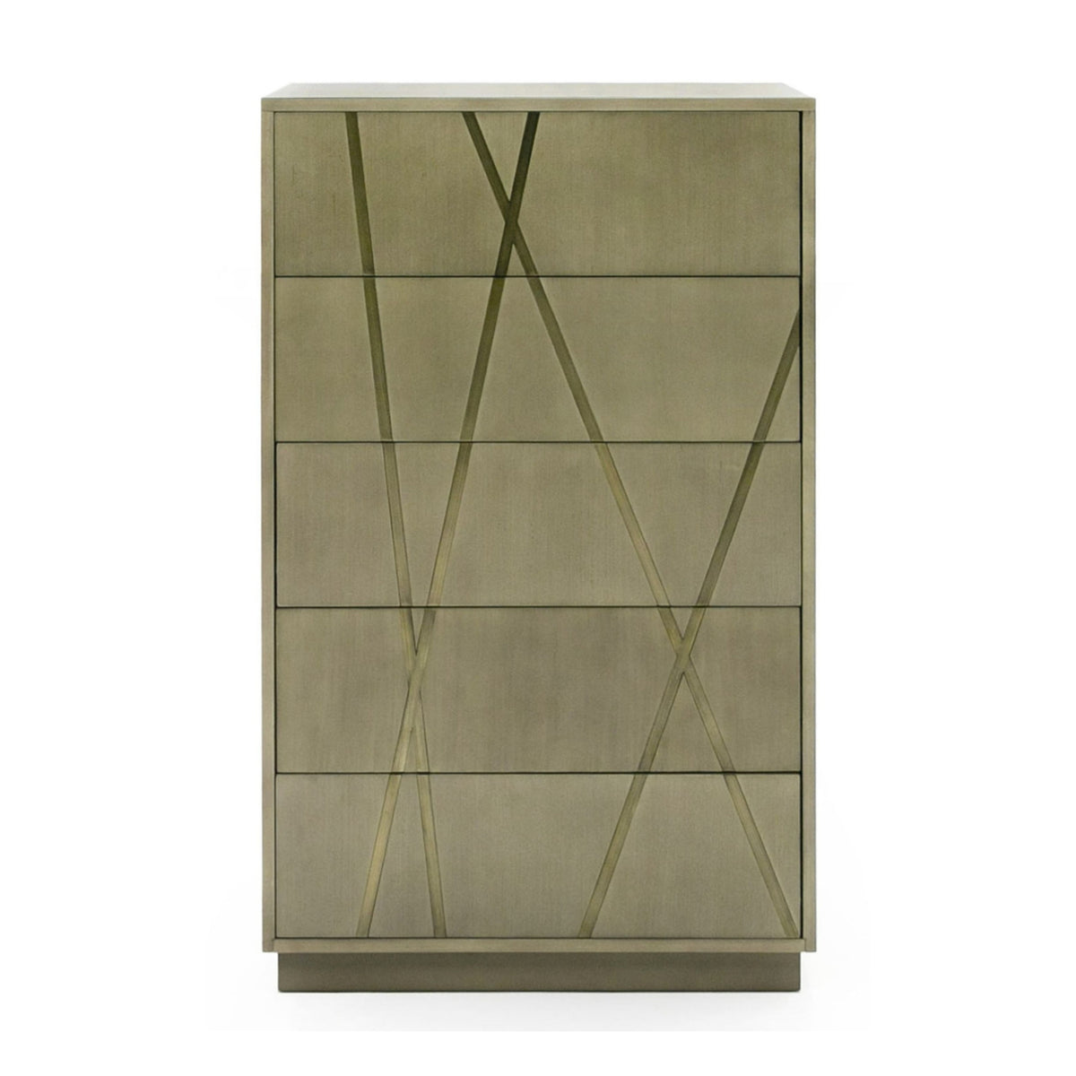 Birch Veneer 5-Drawer Chest | OROA Modern Nixa
