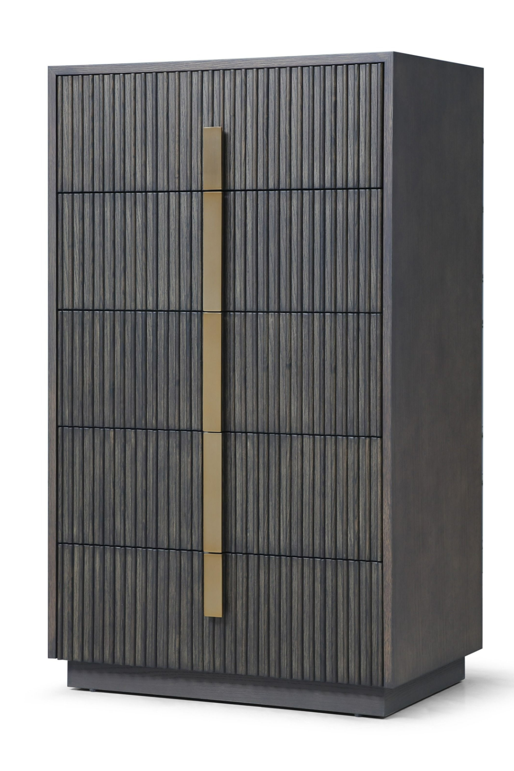 Distressed Black 5-Drawer Chest | OROA Modern Hortman | Oroa.com