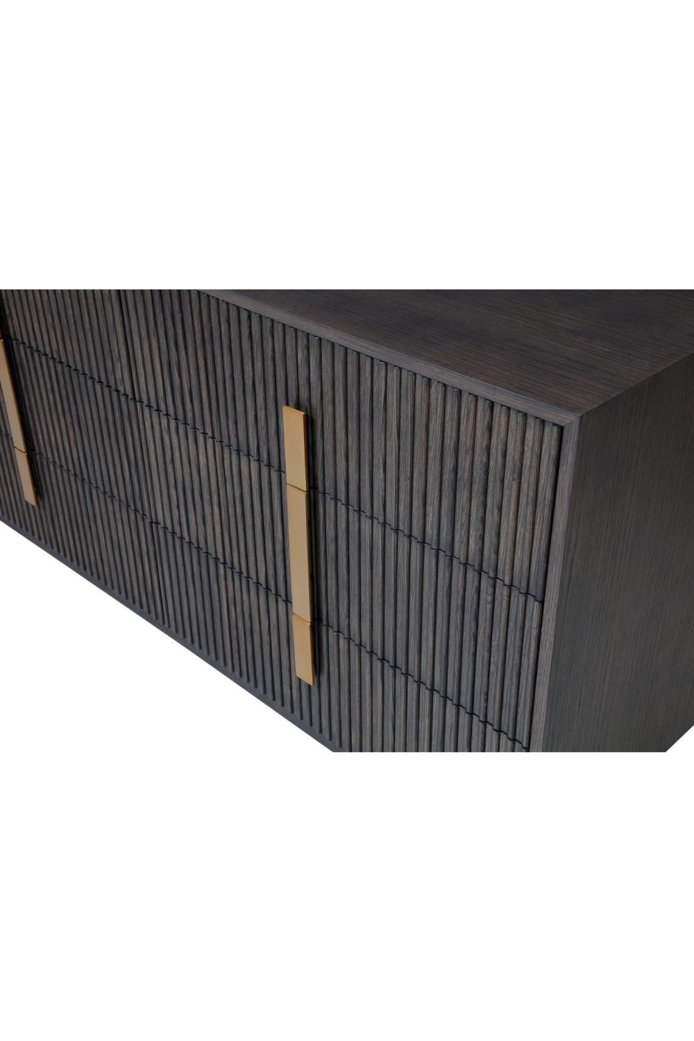 Distressed Black 6-Drawer Dresser | Oroa.com