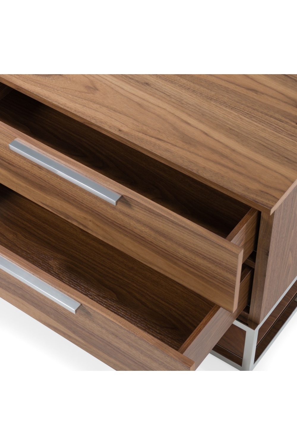 2-Drawer Wooden Nightstand | Oroa.com
