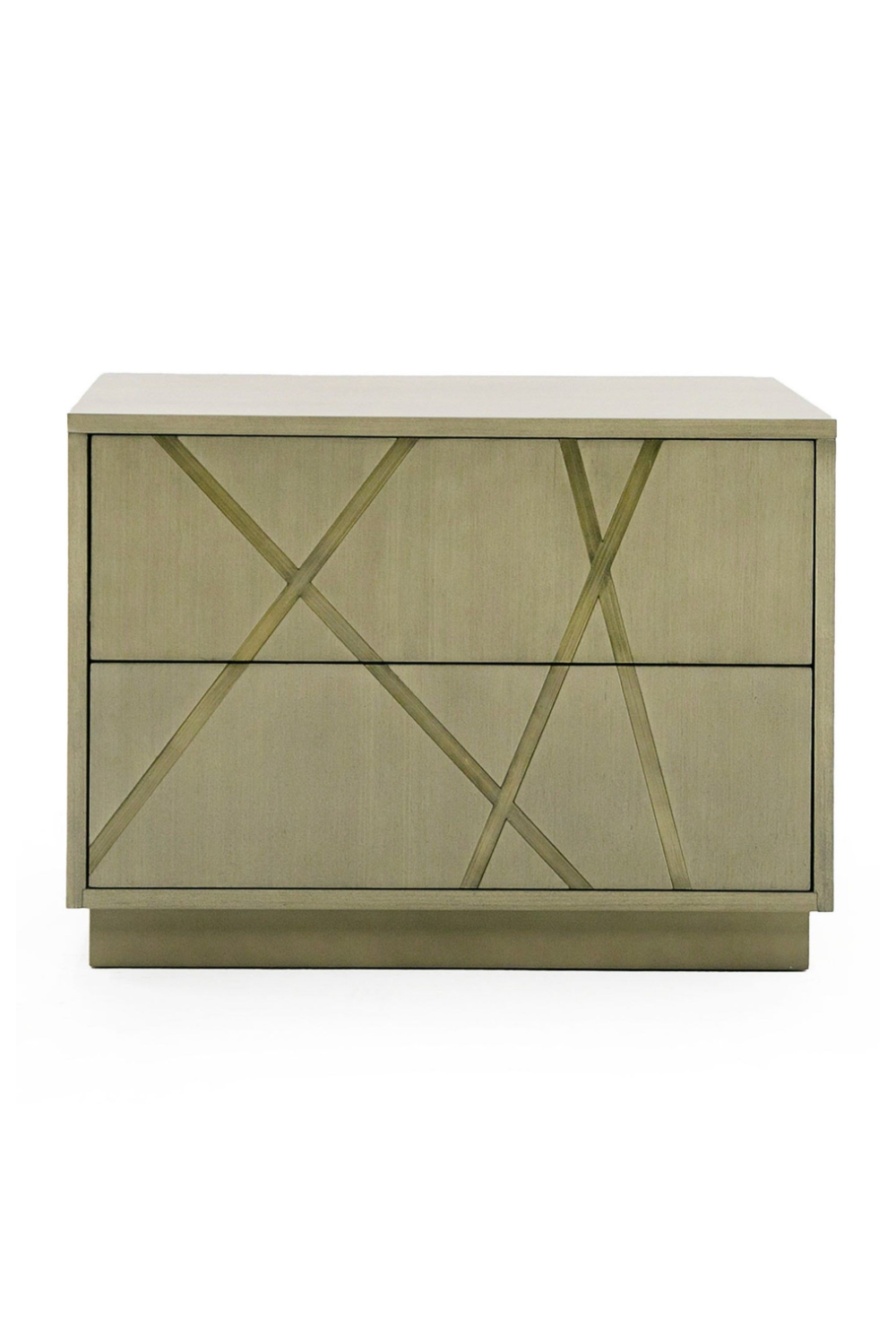 Birch Veneer 2-Drawer Nightstand | OROA Modern Nixa | Oroa.com