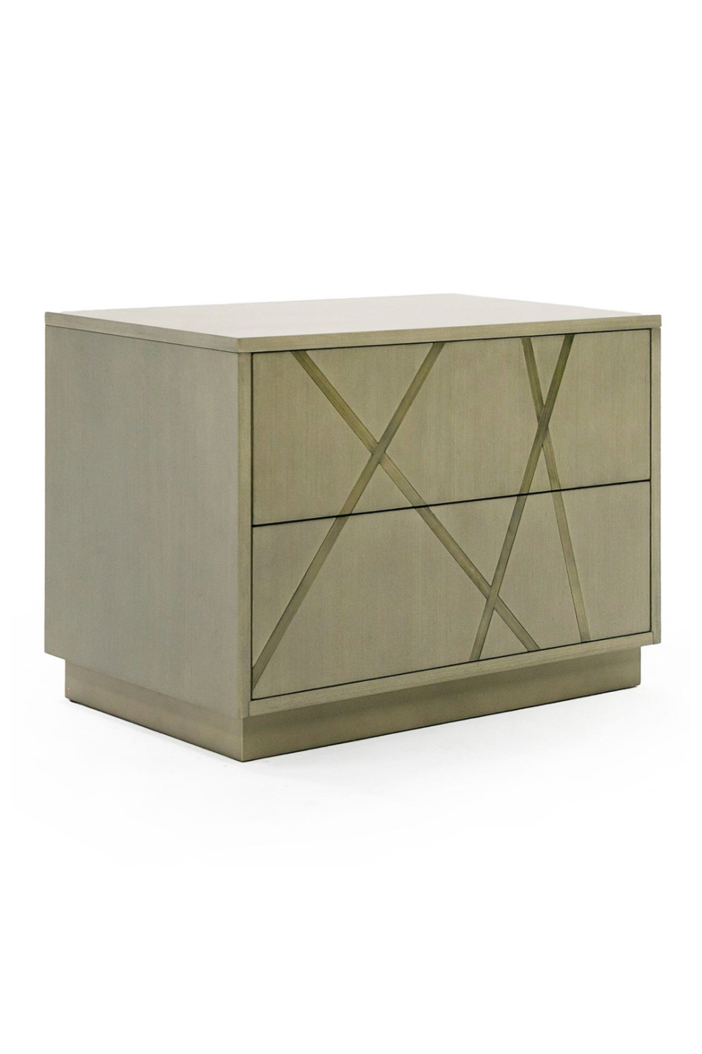 Birch Veneer 2-Drawer Nightstand | OROA Modern Nixa | Oroa.com
