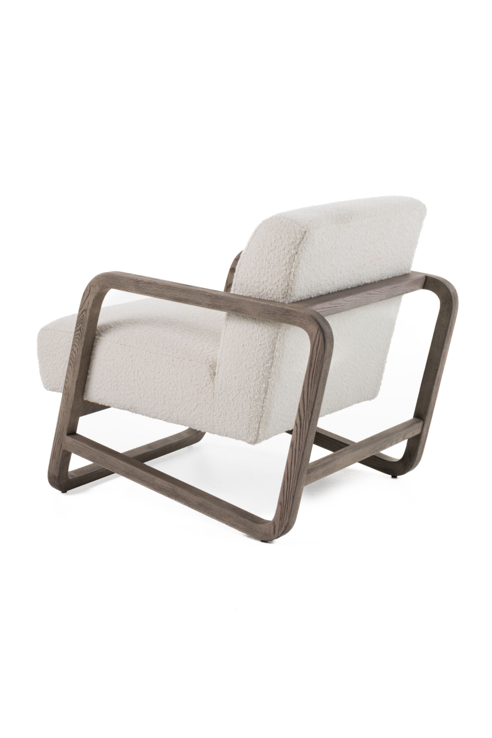 Gray Wood Framed Accent Chair | OROA Modern Wilber | Oroa.com