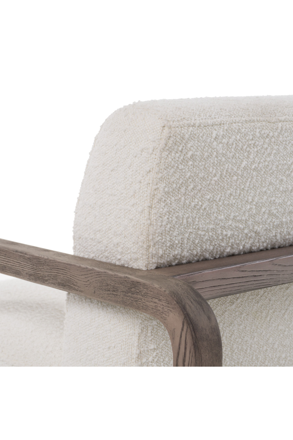 Gray Wood Framed Accent Chair | OROA Modern Wilber | Oroa.com