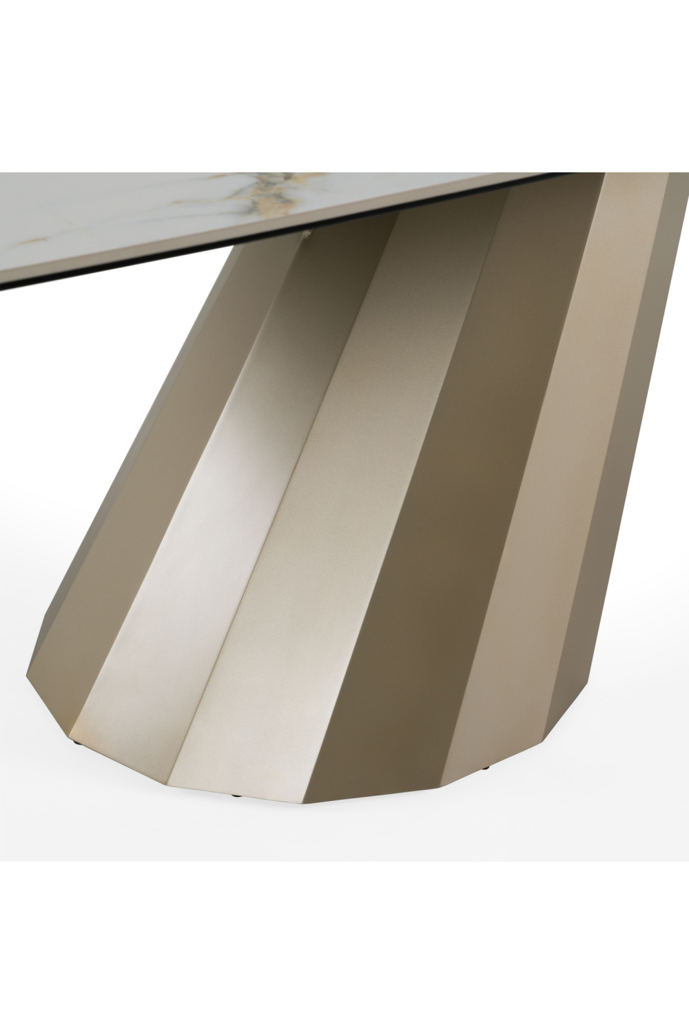 Angled Base Ceramic Dining Table | OROA Modern Vela | Oroa.com