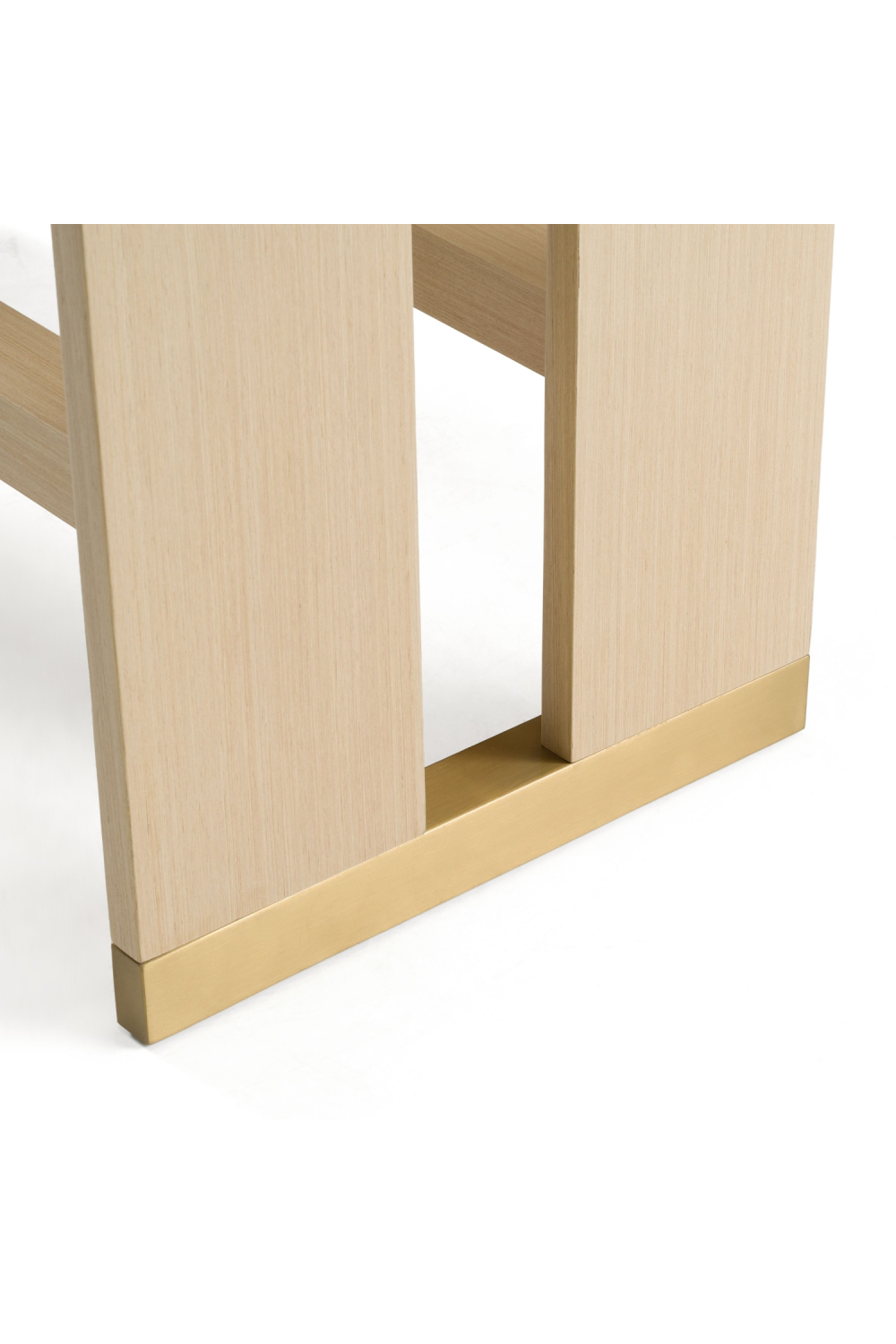 Oak Base Glass Dining Table | OROA Modern Florence | Oroa.com