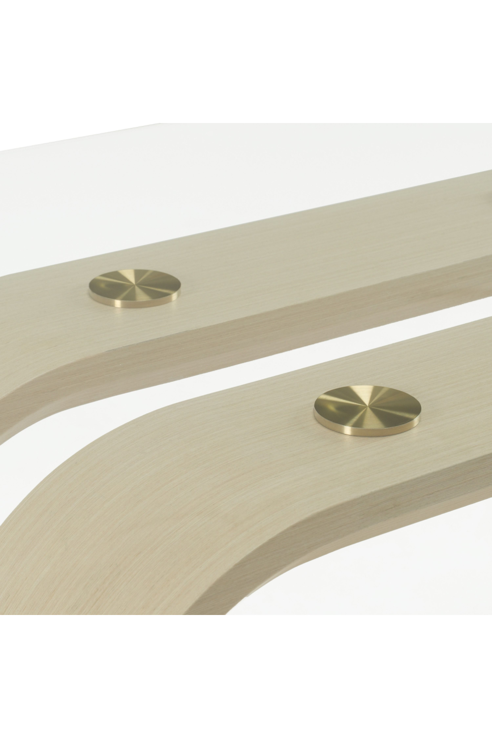 Oak Base Glass Dining Table | Oroa.com