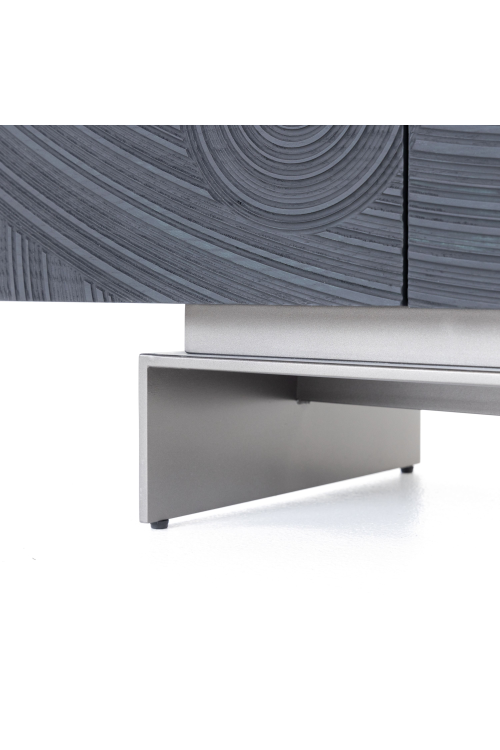 Black Ash 4-Door TV Stand | OROA Modern Cirque | Oroa.com