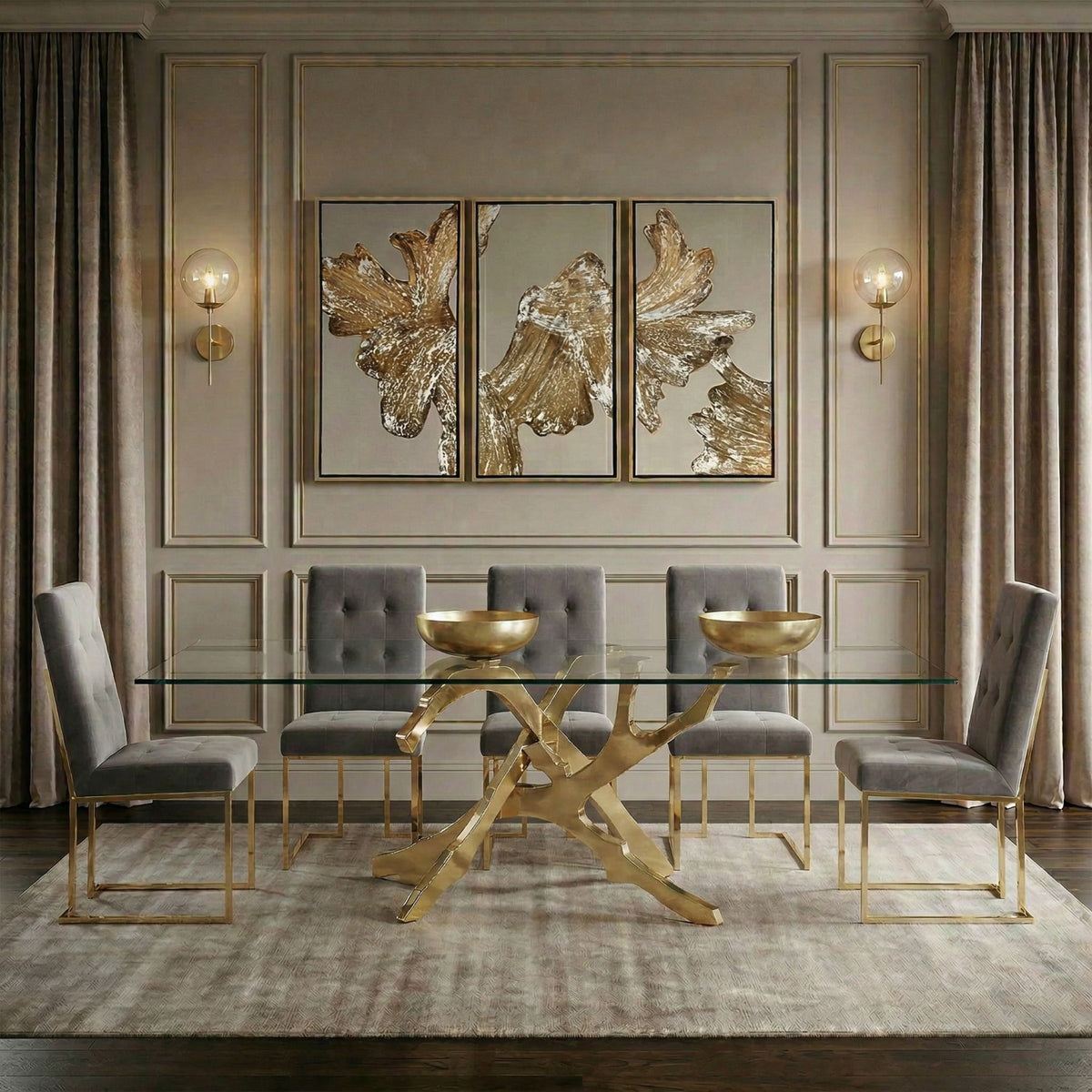 Tufted Dining Chairs (2) | OROA Modern Legend