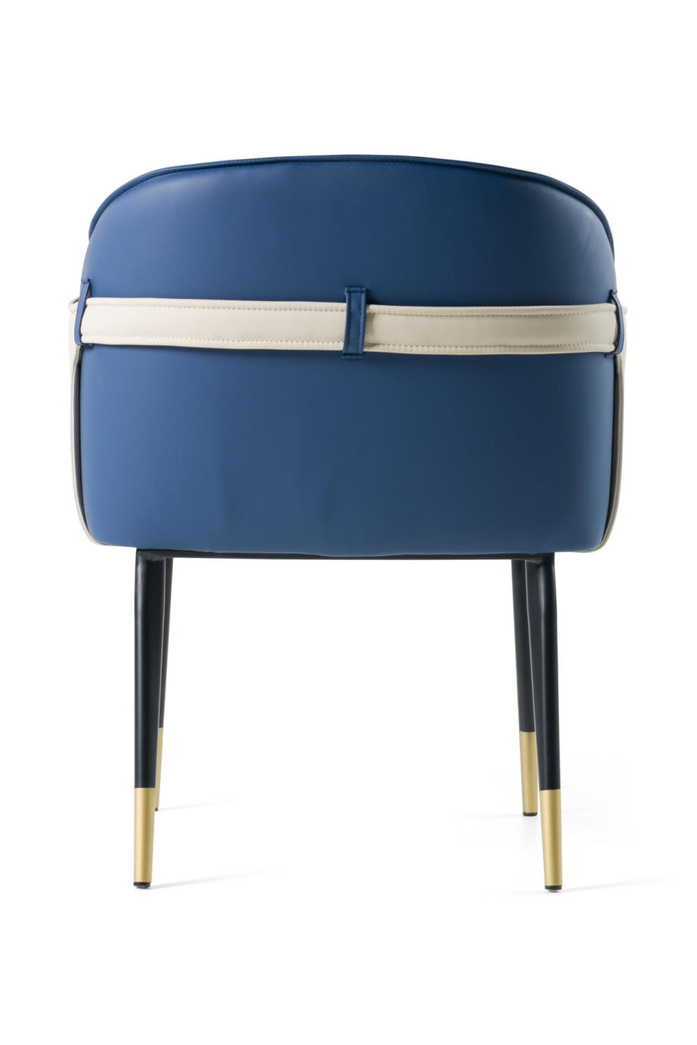 Blue Vegan Leather Dining Chair | Oroa.com